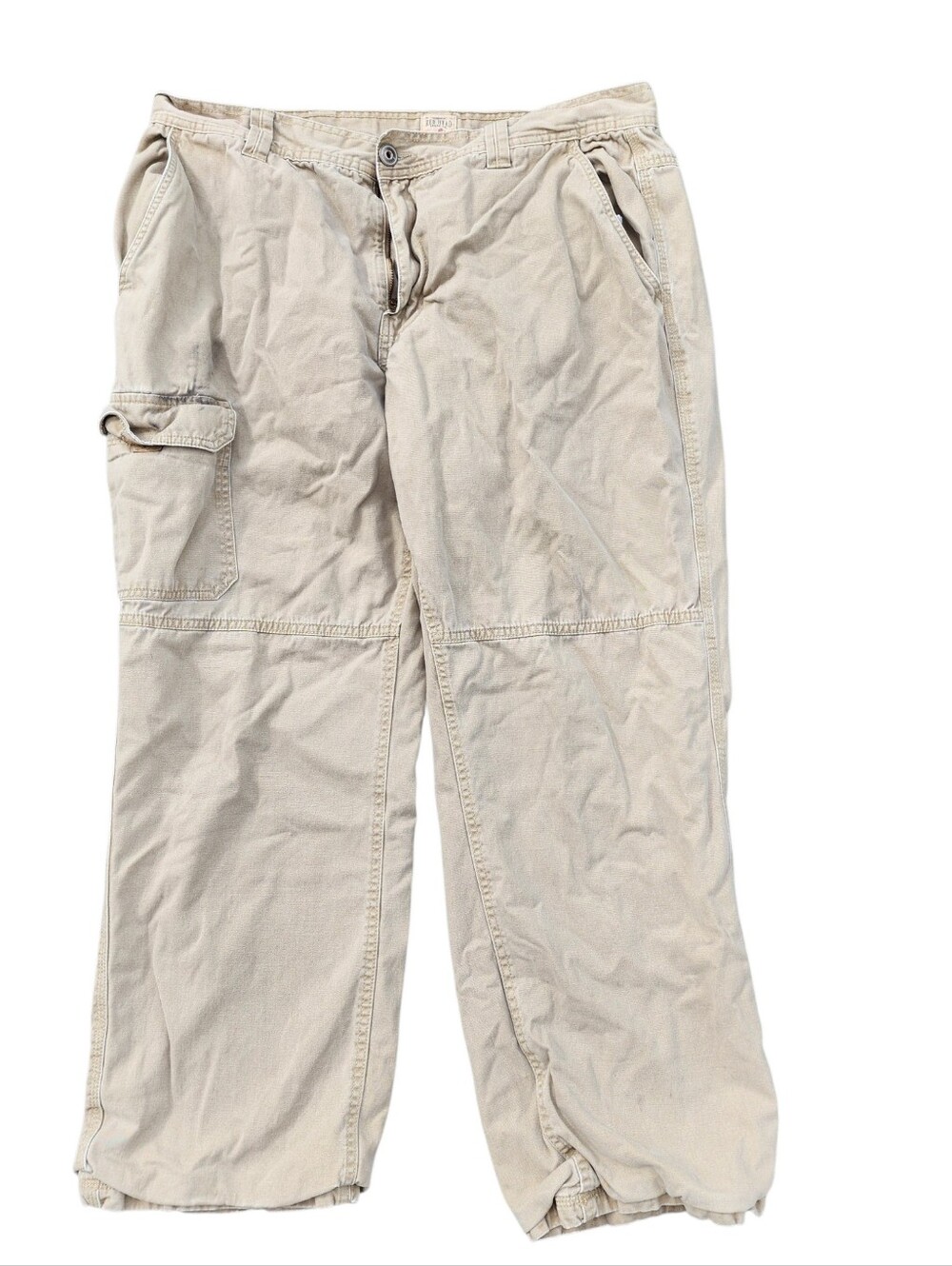 Red Head Fleece Lined Cargo Pants Mens 40x32 Beige Hunting Outdoors